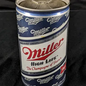 TEST CAN PULL TAB MILLER HIGH LIFE BEER MILWAUKEE BLUE