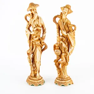 Asian Couple Statuettes