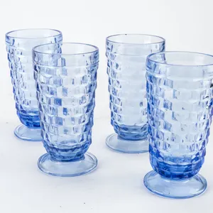 Vintage Indiana Glass Whitehall Footed Tumbler