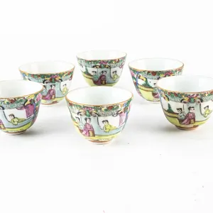 Vintage Rose Mandarin Tea Cups