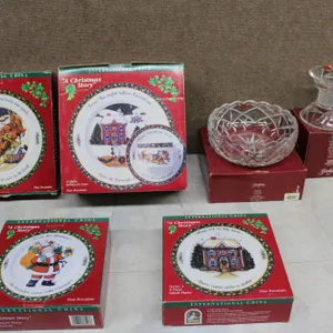 International China Plates and Gorham Crystal
