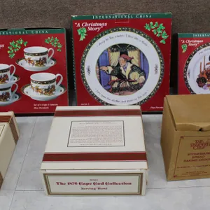 Boxed Porcelain and Stoneware Tableware