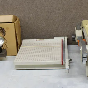 3M Overhead Projector, Powellite Lamp, Boston Paper Cutter