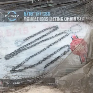 8 - NEW/UNUSED GREAT BEAR DOUBLE LEG LIFTING CHAIN SLINGS
