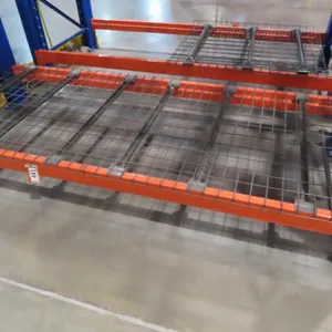 Lot - (70) 42' x 46" Pallet Rack Wire Rack Supports.