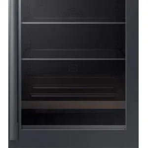 Dacor RAW24AMAAMS/DA 24" undercounter custom panel package. Features a graphite stainless steel finish. Includes a custom door panel, modern handle, a