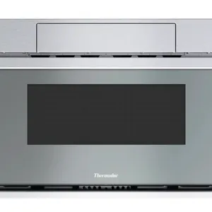 Thermador MD24BS 24" MicroDrawer microwave oven. Features stainless steel construction, drawer-style opening, and touch control panel. Electrical: 120