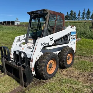1998 Bobcat 763 Skid Steer, 46 HP Kubota Engine, High Flow, 5613.5 Hours Showing, S/N 512239259