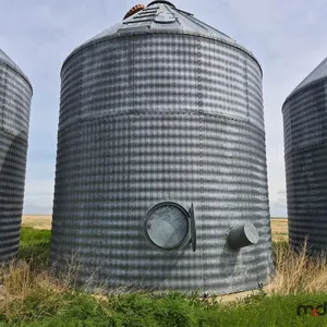 Galvanized Corrugated Flat-Bottom Grain Bin
 UNRESERVED