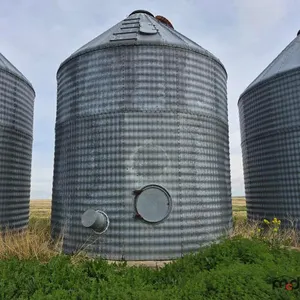 Corrugated Steel Grain Bin With Side Access Door
 UNRESERVED