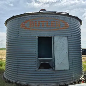 Butler Corrugated Steel Grain Bin Wood Floor
 UNRESERVED