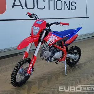Unused 2026 Apollo Thunder 125cc Motorcross Bike, 14" Front, 12" Rear Tyres, Electric Start, Air Cooled, Hydraulic Suspension, Disc Brakes, Lighting K