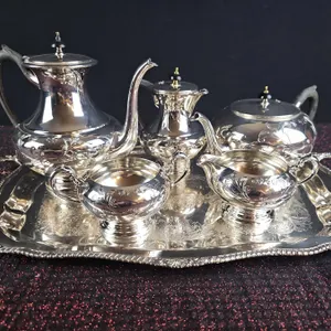 Victorian Plate Silver Tea and Coffee Service Set 5097E