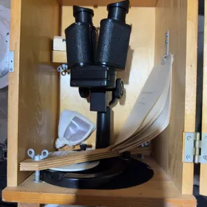 BM-51-2 Binocular Microscope with Case and Manual
