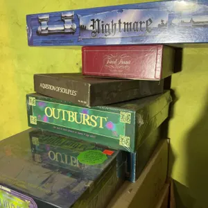 Board Game Lot: Nightmare, Nightmare II, Trivial Pursuit, Outburst, A Question of Scruples