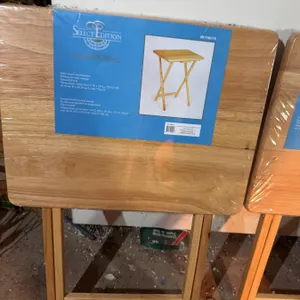 Select Edition Wood Folding Tray Table