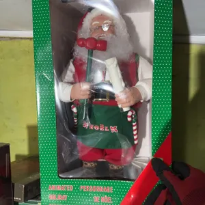 Holiday Creations Animated Santa Claus Figure In Box
