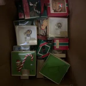 Christmas Tree Ornaments with Original Boxes