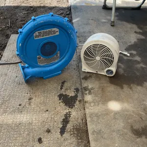 Industrial Blower and Portable Electric Fan Heater Set