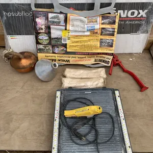 Lot: Mastercraft Tile Saw, Plumbing Tools and Accessories