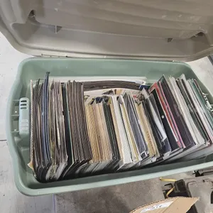 Tub of Vintage Poster and Cut Outs of Various Vehicles
 UNRESERVED