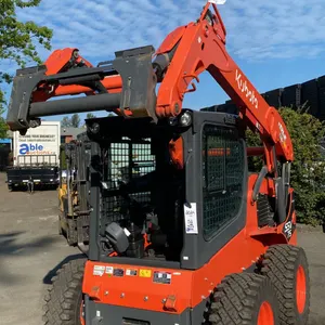 2024 KUBOTA SSV75 SKIDSTEER, ORANGE, VIN KBCZ141CLPJM40194,