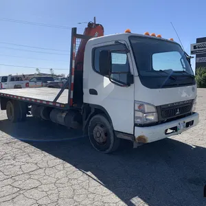 2008 Mitsubishi FED85D Maxilift 350.3E Knuckle Boom Truck