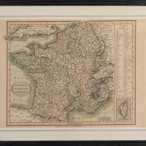 JOHN CARY "FRANCE, DIVIDED INTO DEPARTMENTS"