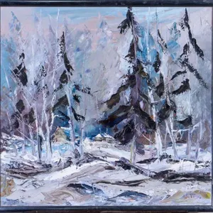 FERNAND LABELLE WINTER LANDSCAPE, 1977