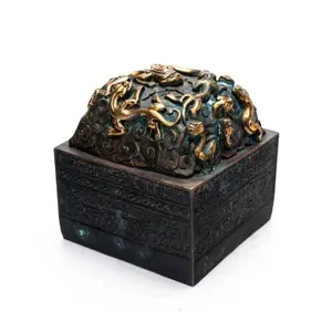 CHINESE BRONZE IMPERIAL SEAL ORNAMENT