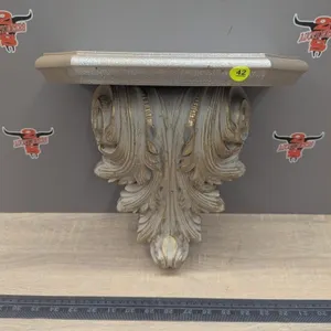 Decorative Plastic Wall Shelf. 12”W x 12”H.