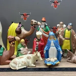 Ceramic Nativity Figures. *NO SHIPPING