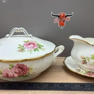 Royal Albert American Beauty Covered Casserole &