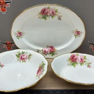 Royal Albert American Beauty 13” Serving Platter,