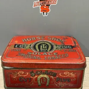 Horse Shoe Tobacco Tin.