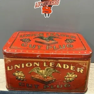 Union Leader Tobacco Tin.