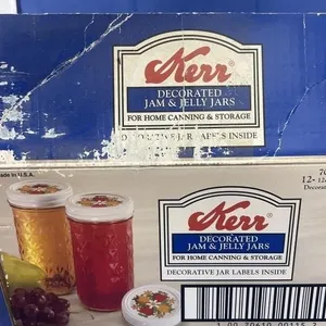 Kerr Canning Jars & Lids - 12 oz Jars