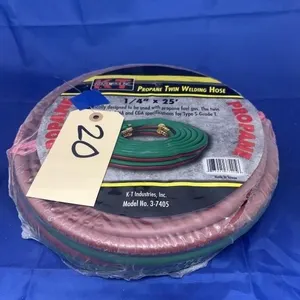 KT Ind Propane Twin Welding Hose 1/4" x 25ft