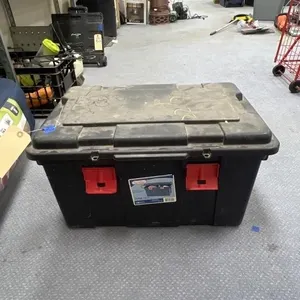 Sterlite Locking Hinged Lid Tote 16 Gal