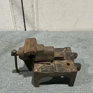 Small vise on metal stand