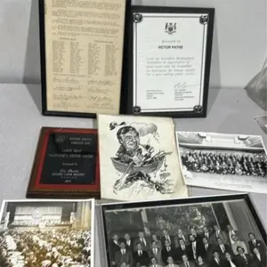Vintage photos / documents / caricature etc