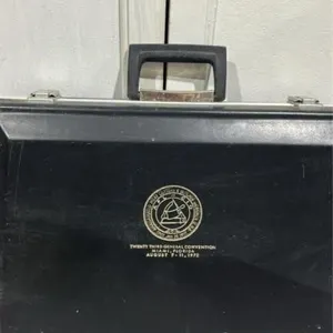 Vintage meat cutters / butchers briefcase
