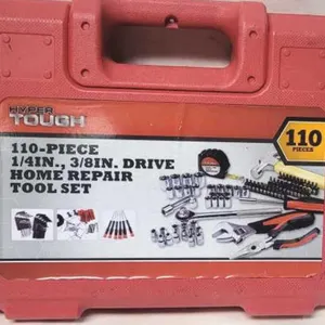 110-Piece 1/4", 3/8" Drive Home Repair Tool Set