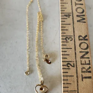 12 Kt GF TLC Heart Necklace