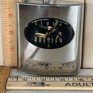 Elvis Presley Metal Flask