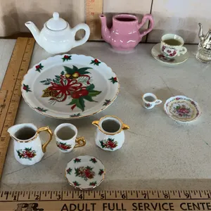 Assorted Miniature Tea Set Pieces
