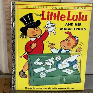 1954 Little Golden Book Marge's Little Lulu & Her Magic Tricks Book