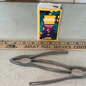 2 Pair Nutcrackers & Pocket Pack Kleenex