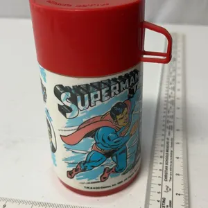 Vintage  Superman thermos from Aladdin lunchbox
