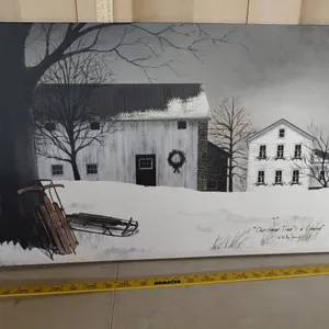 Billy Jacob "Christmas Time's A Coming" Lighted Canvas Print 39.5"X23.5"
